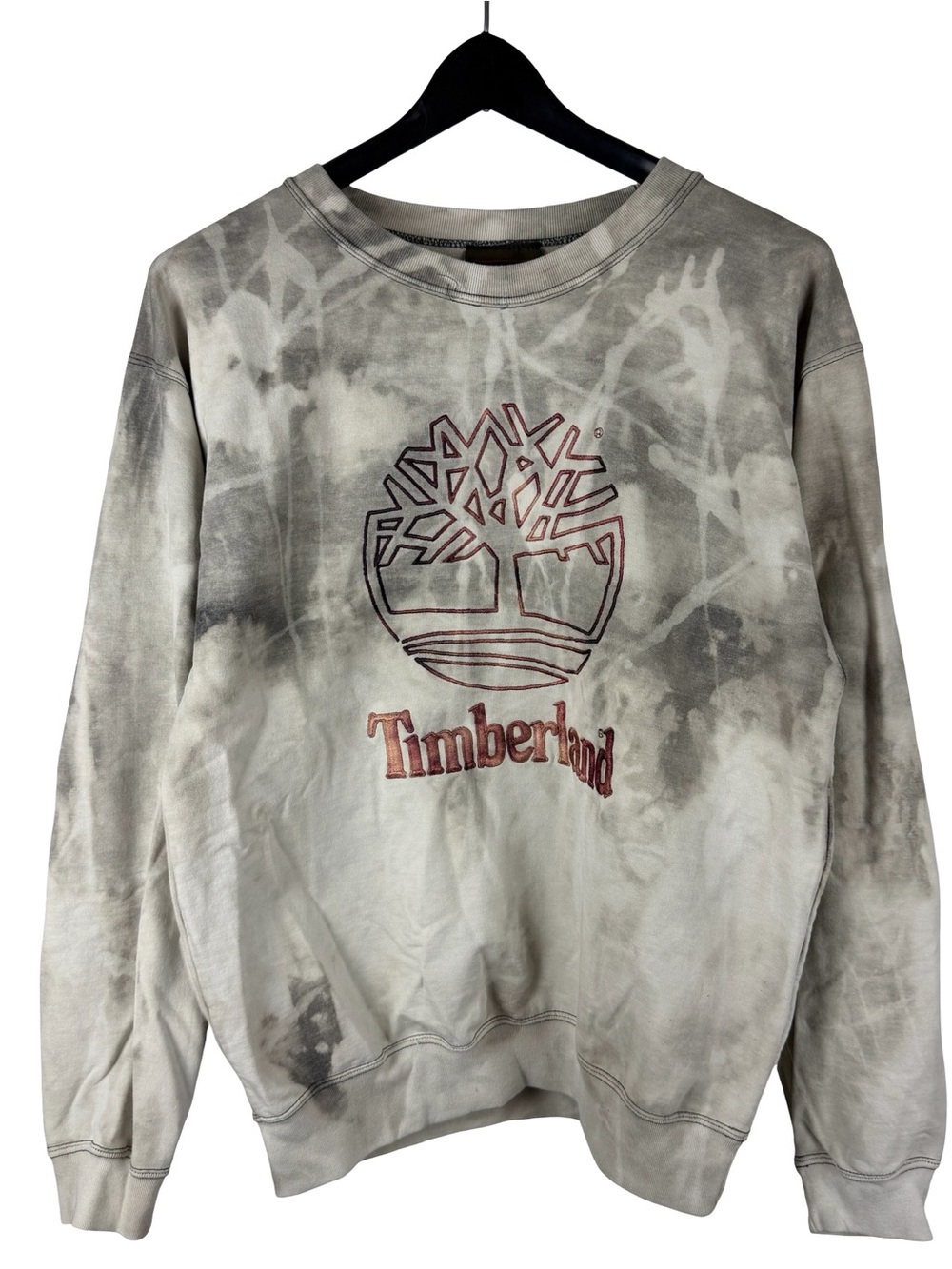 Vintage 2000s Timberland Tie Dye Custom Embroidered Pullover Sweatshirt Size M